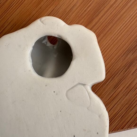 Antique Miniature Holy Water Font Bisque Porcelain Germany Angel Child Miniature - Picture 8 of 11